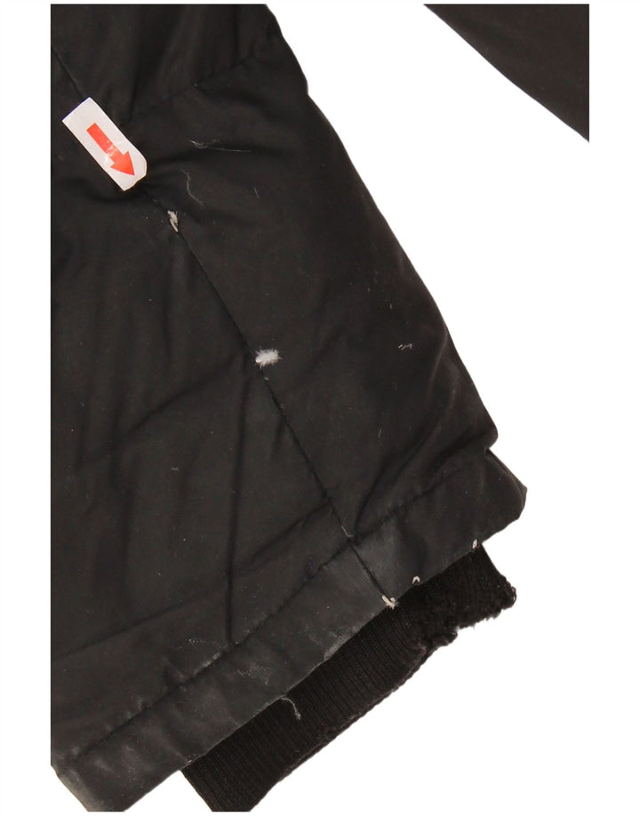 TIMBERLAND Мужская стеганая куртка с капюшоном UK 38 Средний Черный Полиэстер