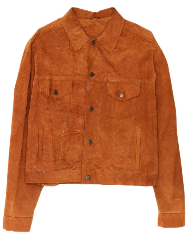 Мужской замшевый бомбер Conbipel IT 48 Medium Brown Leather Classic