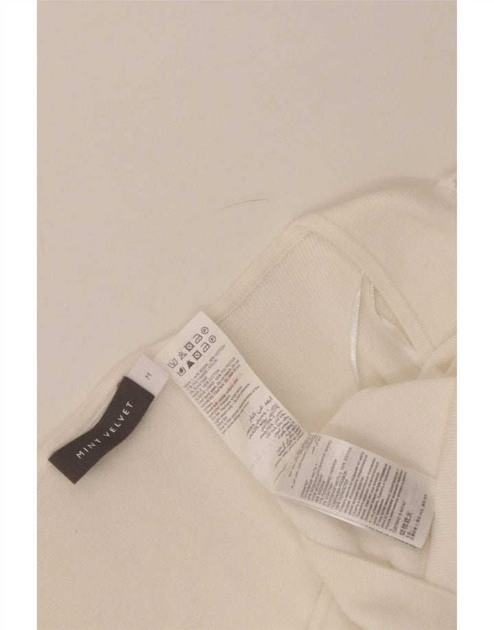 Женская блузка MINT VELVET Top UK 12, средний белый модал