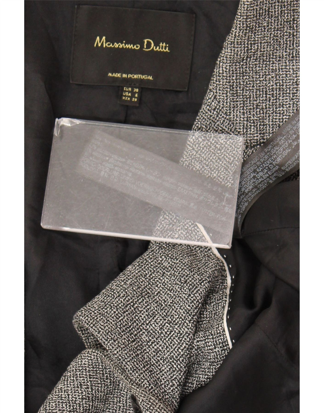 Женский жилет Massimo Dutti EU 38, маленький, серый, шерсть