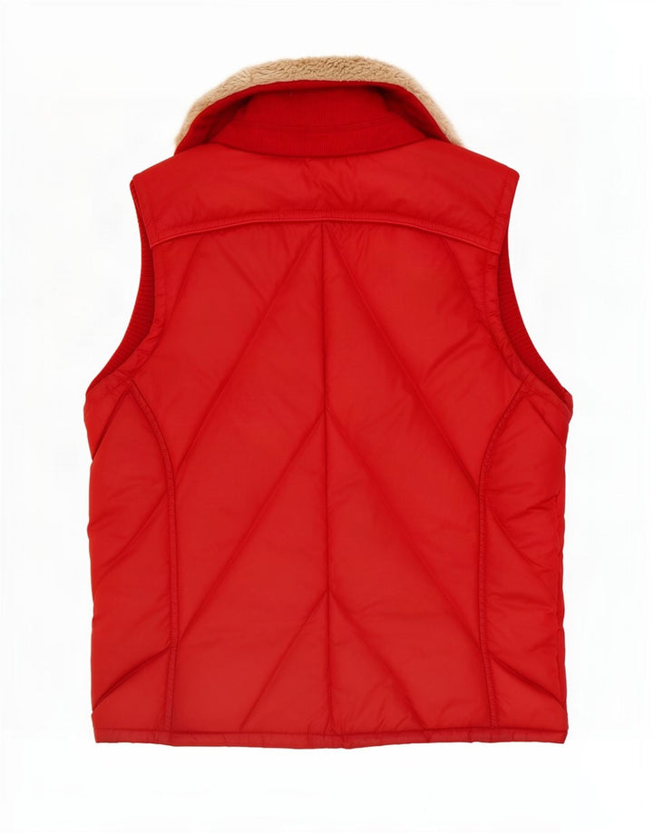 Женский утепленный жилет Tommy Hilfiger UK 14, средний красный