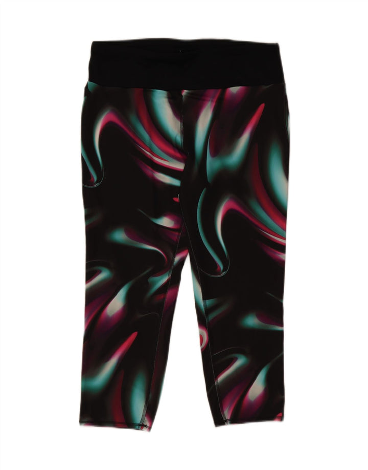 MARKS & SPENCER Womens Leggings UK 16 Large  Multicoloured Colourblock