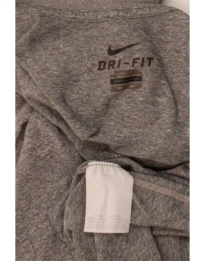 Мужская футболка Nike Dri Fit 2XL, серый полиэстер с крапинками