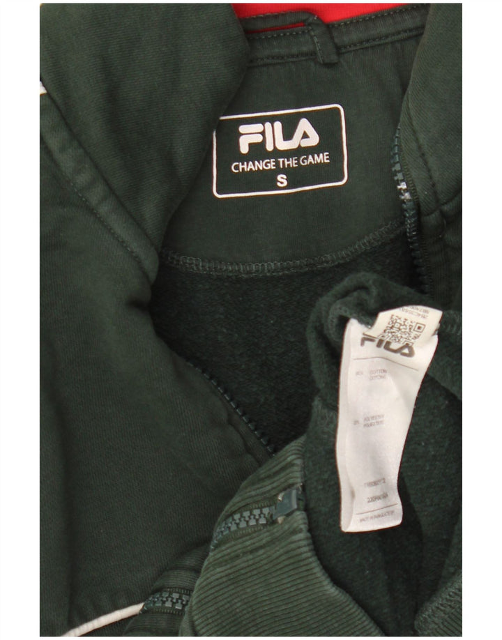 Мужской спортивный костюм Fila, верхняя куртка, маленький хлопок в полоску цвета хаки
