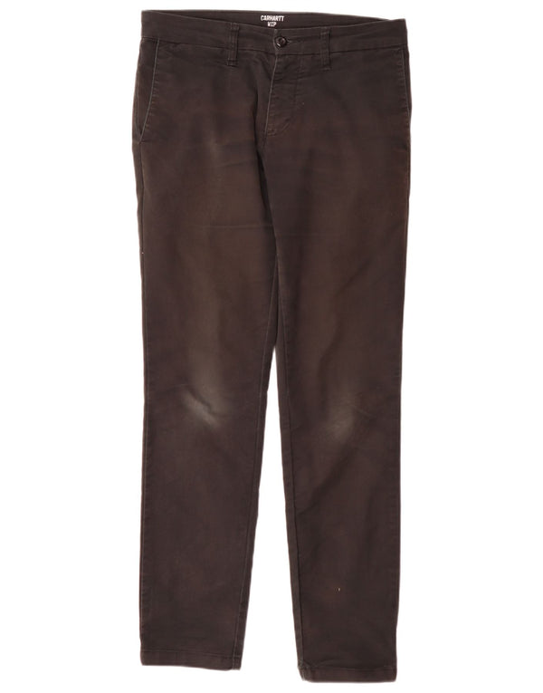 Мужские брюки-чиносы Carhartt W30 L32, черные, хлопковые
