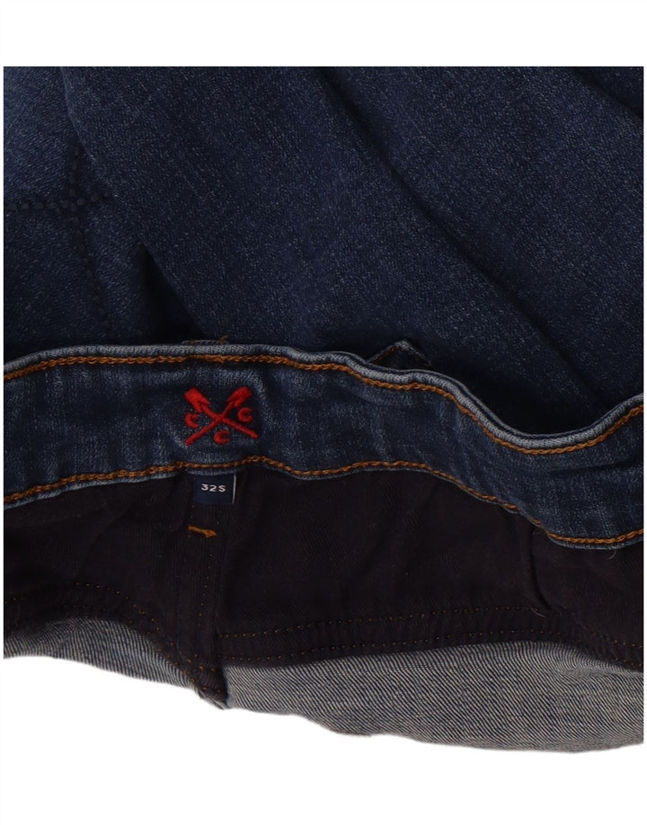 Crew Clothing Женские узкие джинсы W32 L25 Темно-синие