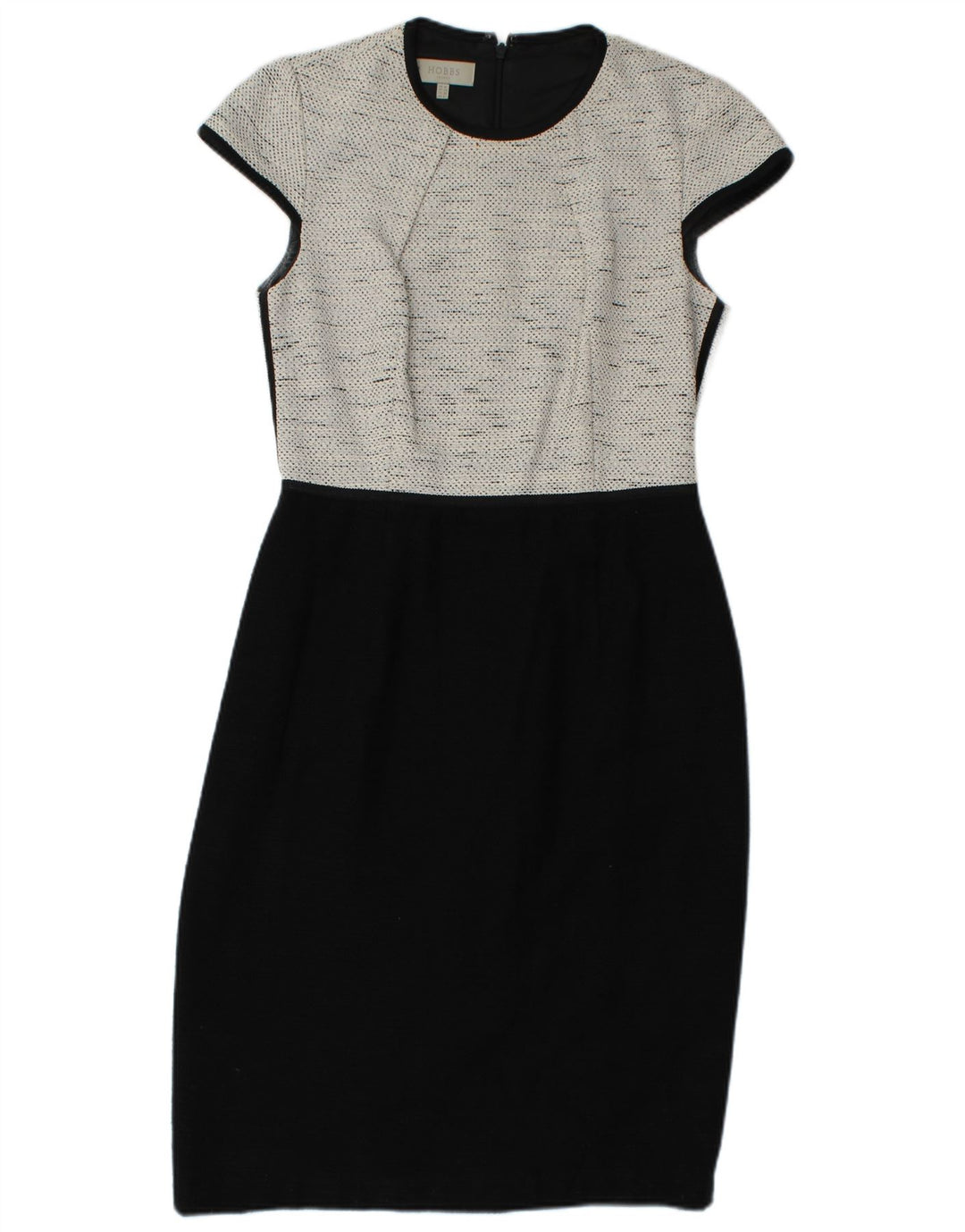 Женское платье-футляр HOBBS UK 10, маленькое черное хлопковое платье с цветными блоками