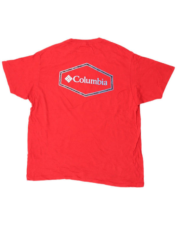 Мужская футболка с рисунком Columbia Top XL, красный хлопок