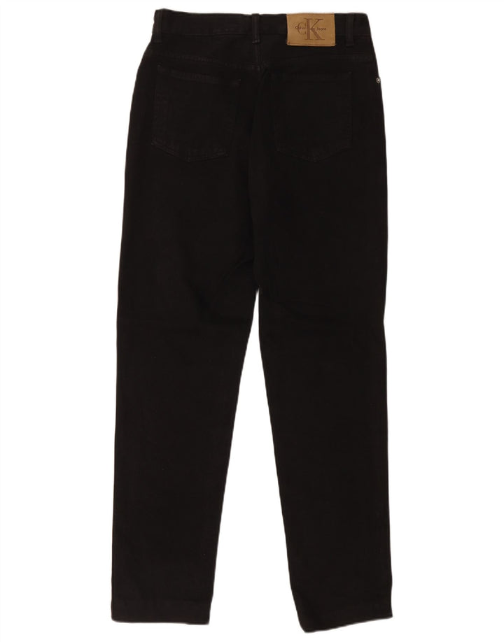 Женские прямые джинсы Calvin Klein US 8 Medium W30 L29, черный хлопок