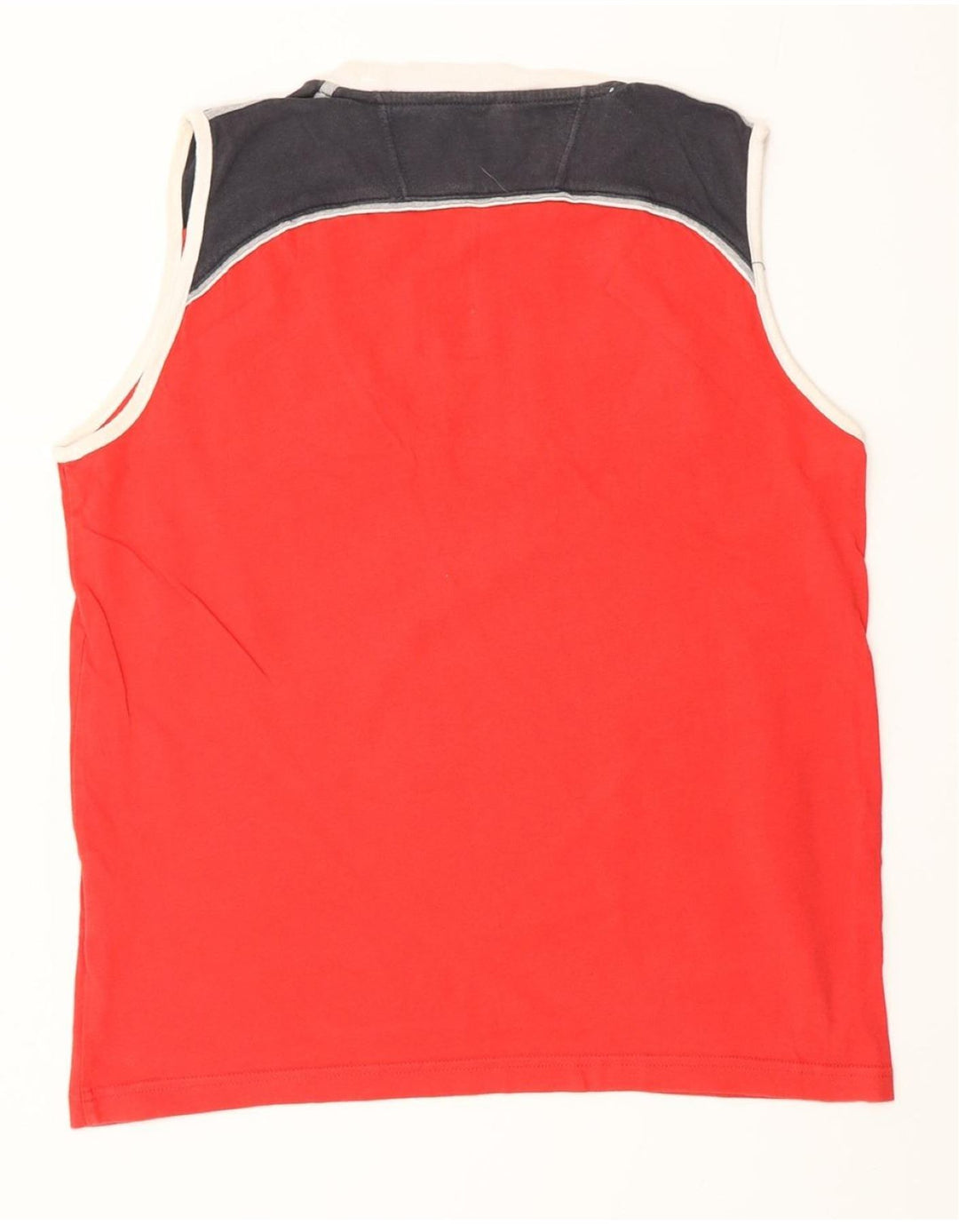 Мужской жилет CHAMPION с рисунком, средний красный, хлопок с цветными блоками