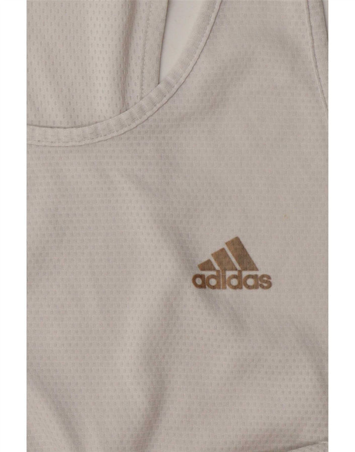 Мужской жилет Adidas Climalite, большой белый