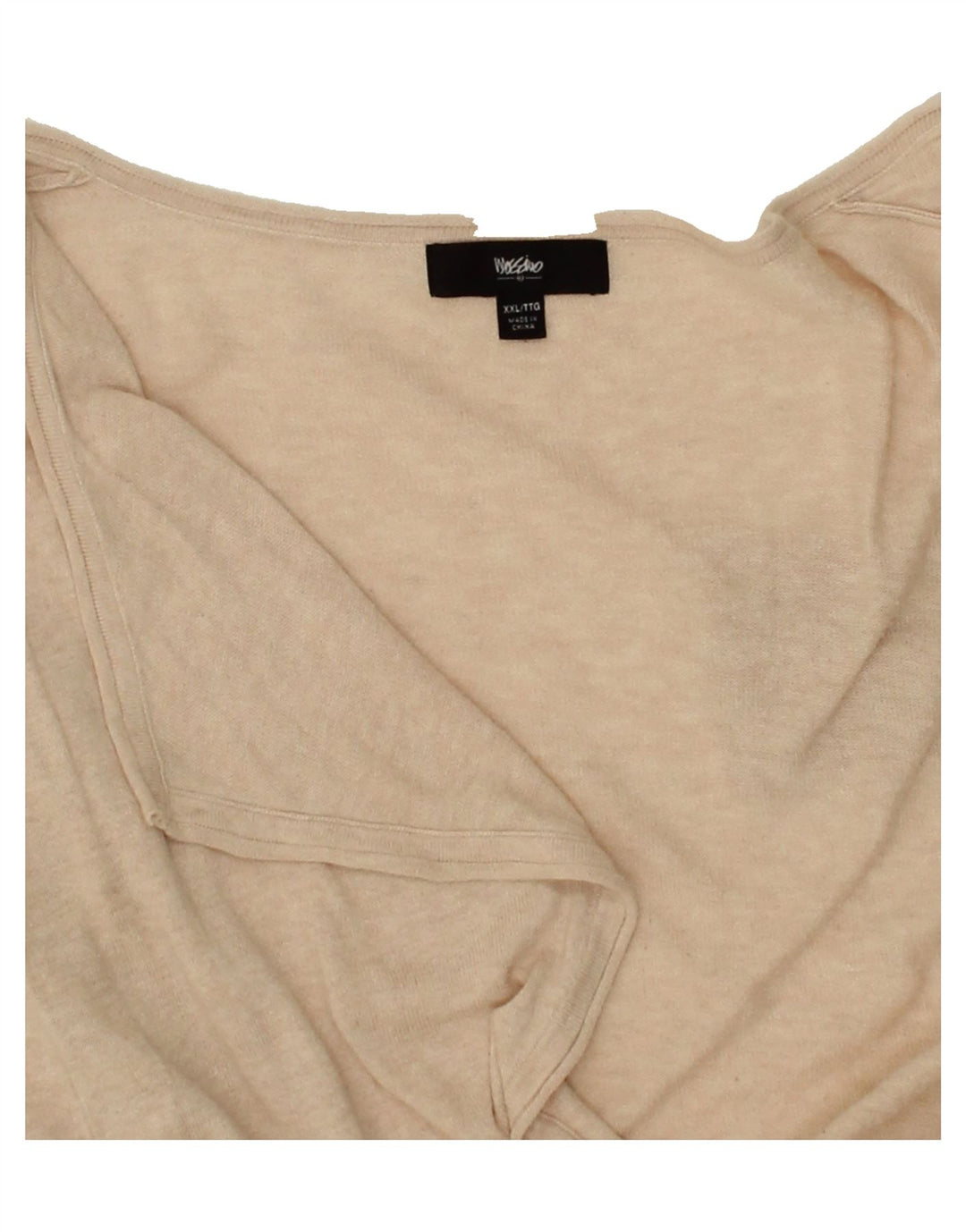 MOSSIMO Womens Cardigan Sweater UK 20 2XL Beige Cotton Vintage Mossimo and Second-Hand Mossimo from Messina Hembry 