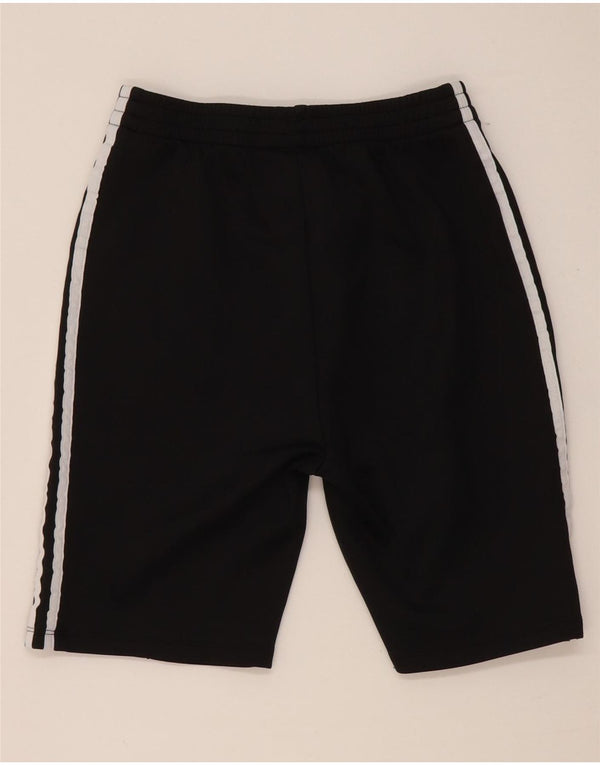 Женские спортивные шорты Adidas UK 12, средние черные хлопковые