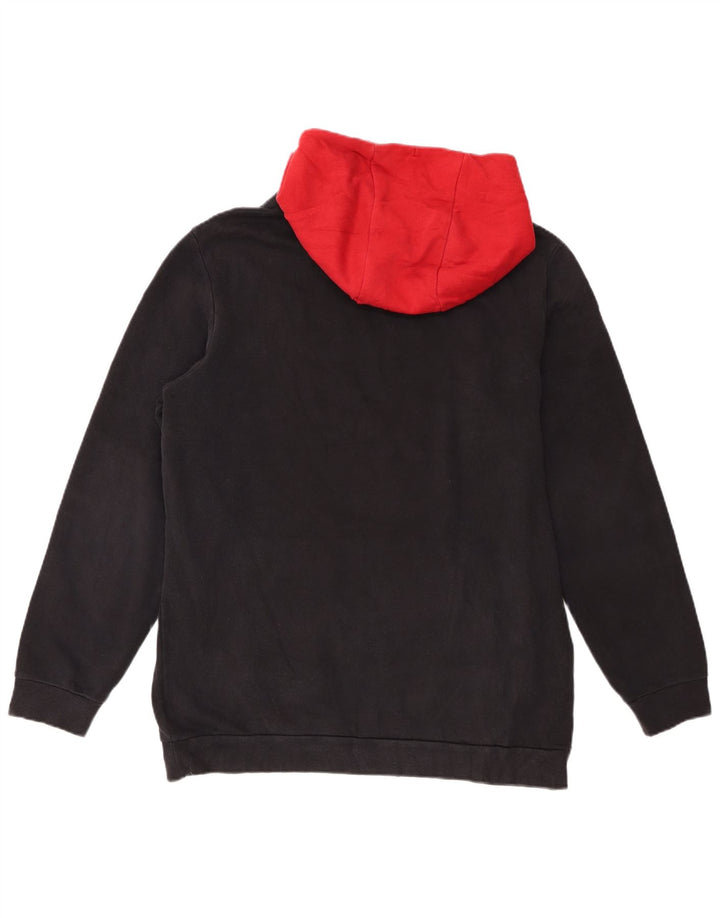 Мужской джемпер с капюшоном Jordan с рисунком, большой черный, хлопок с цветными блоками