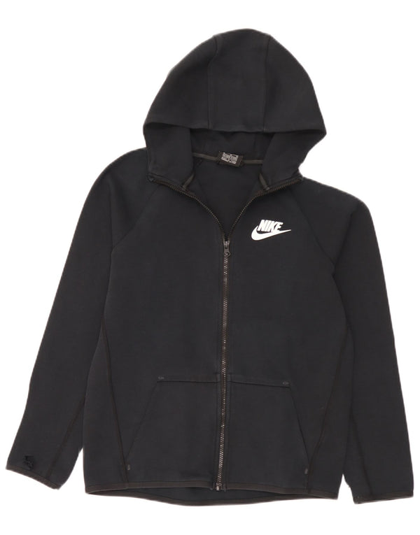 Свитер с капюшоном на молнии для мальчиков Nike 13–14 лет, XL, черный