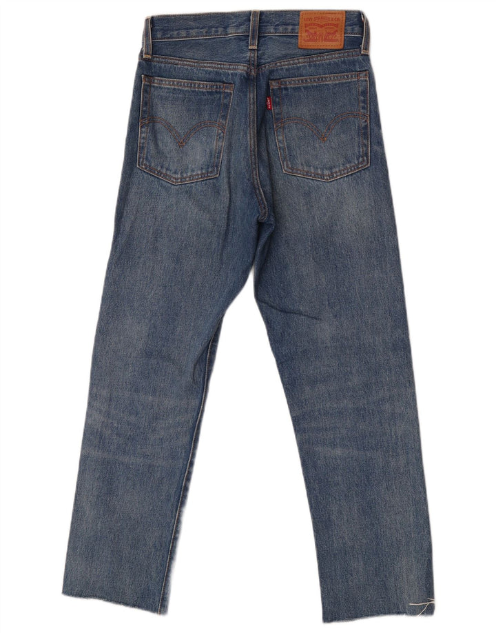 Женские прямые джинсы Levi's на танкетке W24 L26, синий хлопок