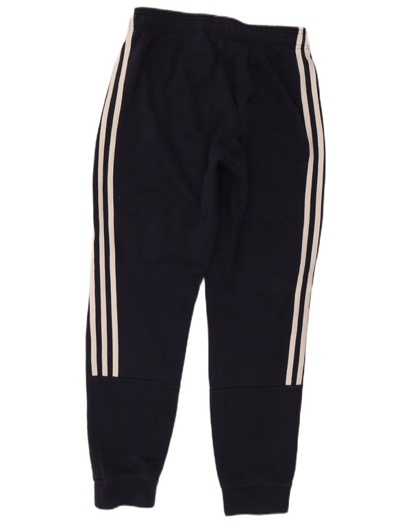 Adidas Мужские спортивные брюки Джоггеры Маленькие темно-синие хлопковые брюки