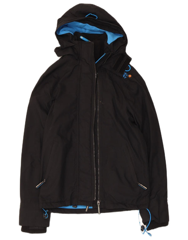 Мужская ветровка с капюшоном Superdry UK 34 XS, черный нейлон