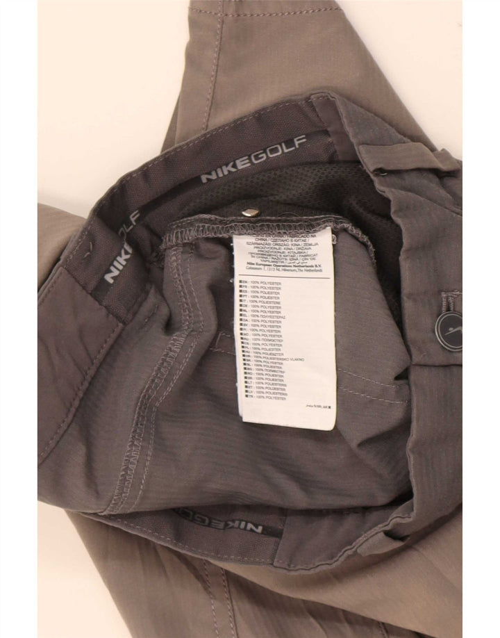 Женские повседневные шорты Nike Dri Fit W34, большие серые, полиэстер