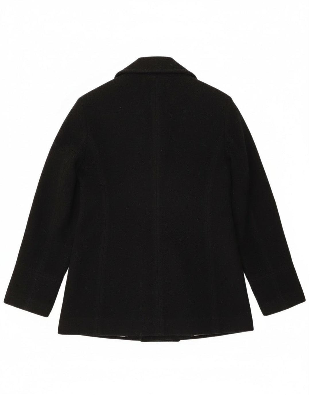 Женское полупальто Calvin Klein UK 4, маленькое черное, шерстяное