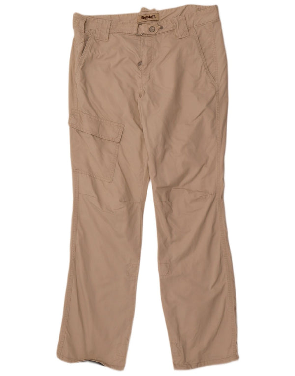 Мужские прямые брюки карго Belstaff IT 50 Large W34 L32 Бежевые, хлопок