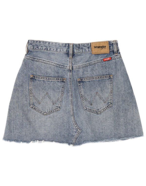Женская джинсовая юбка Wrangler, Великобритания, 8, маленькая, W27, синяя