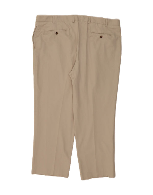 EDDIE BAUER Mens Khakis Pegged Relaxed Fit Casual Trousers W46 L31 Grey