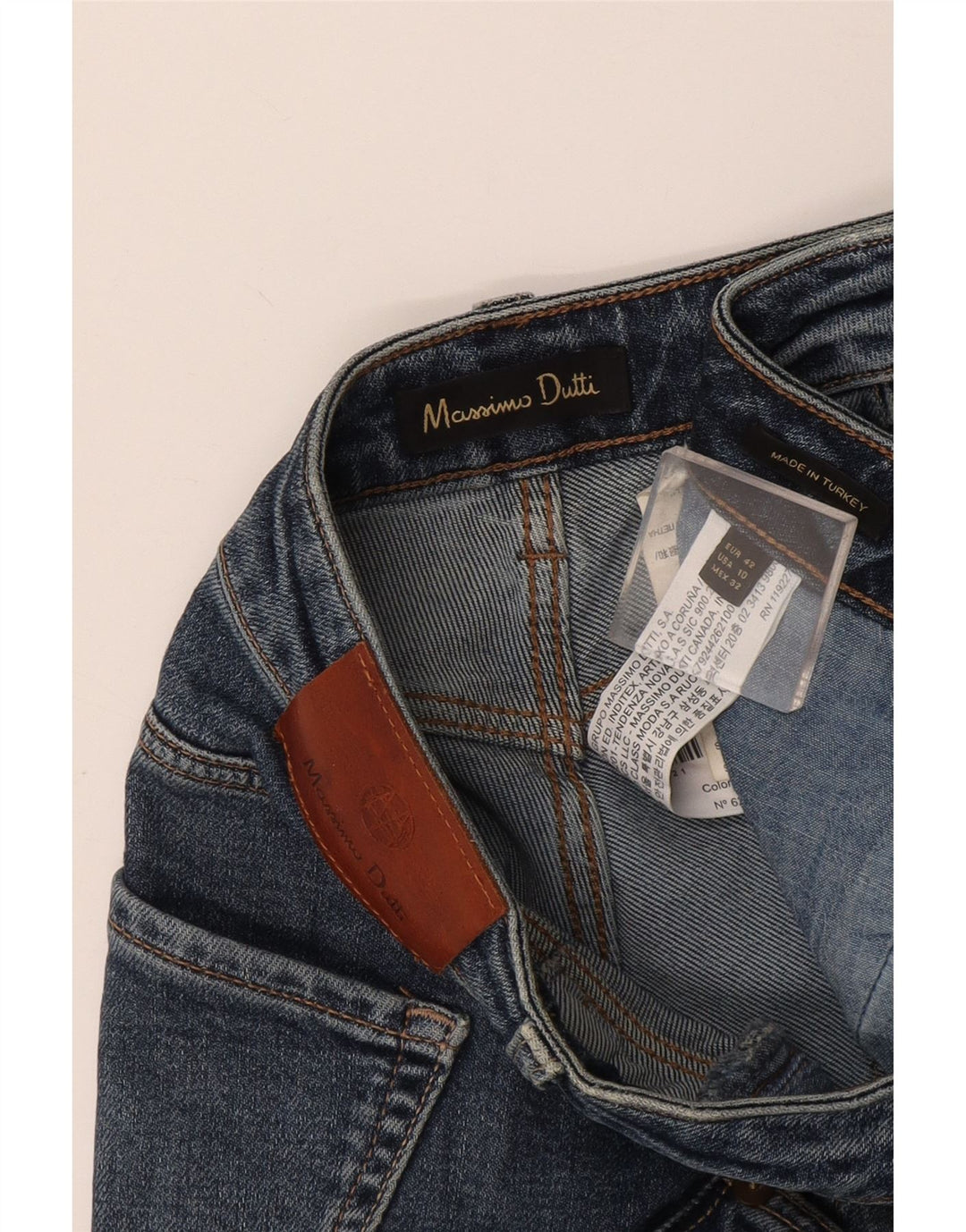 Женские прямые джинсы Massimo Dutti EU 42, большие W32 L27, синие
