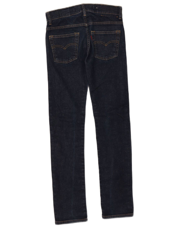 Джинсы скинни Levi's Girls 510 9–10 лет W23 L27, темно-синий, хлопок