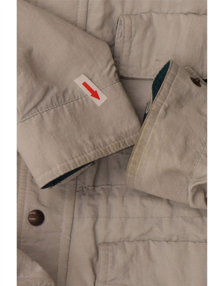 Мужская лыжная куртка Schoffel EU 50, большая серая с цветными блоками