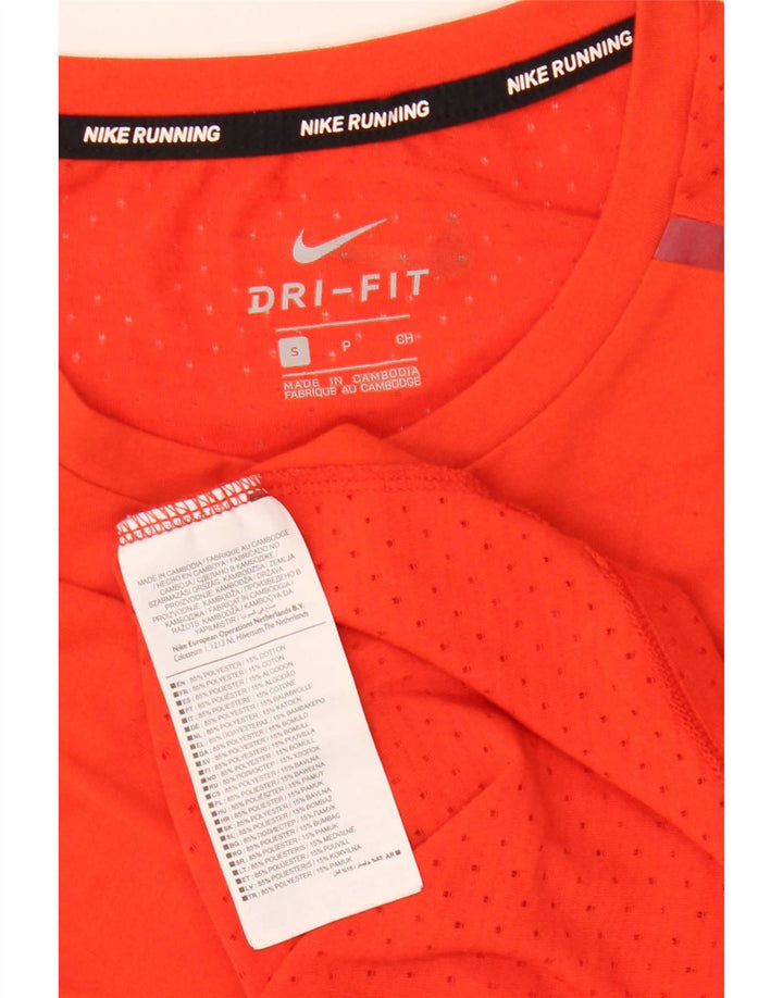 Мужская футболка Nike Dri Fit, маленький красный полиэстер