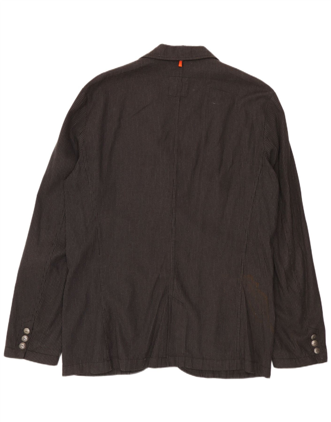 Мужской пиджак на 2 пуговицах HUGO BOSS UK 42 XL, серый в тонкую полоску