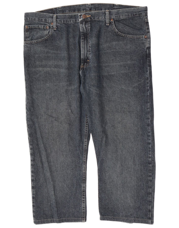 Мужские прямые джинсы Wrangler W40 L23 темно-синие, хлопок