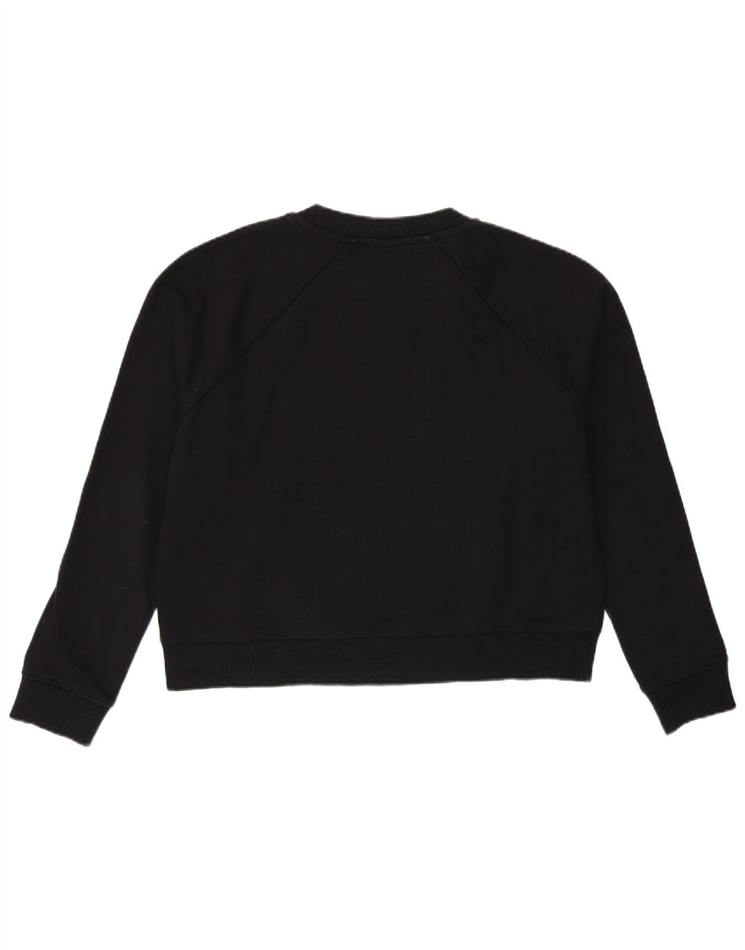 Женский укороченный свитшот оверсайз с рисунком Vans UK 14, средний черный