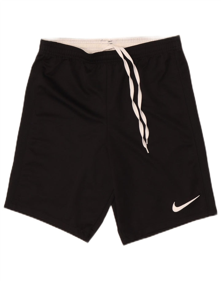 Мужские спортивные шорты Nike Dri Fit, маленькие черные, из полиэстера