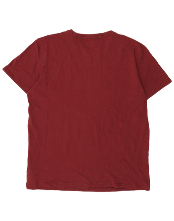 Мужская футболка Jack & Jones Top XL бордовый хлопок