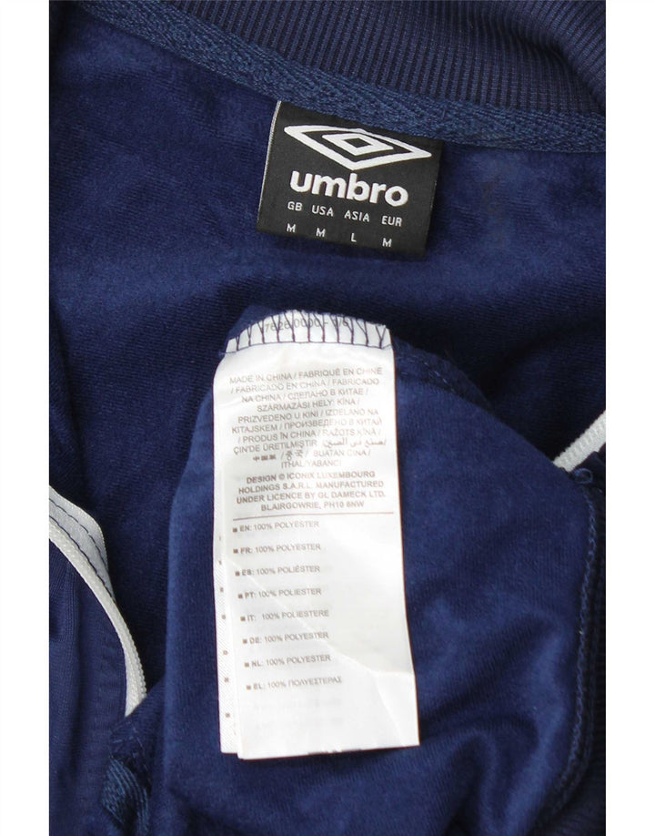 Umbro Мужской спортивный костюм с рисунком, средний, темно-синий, полиэстер с цветными блоками
