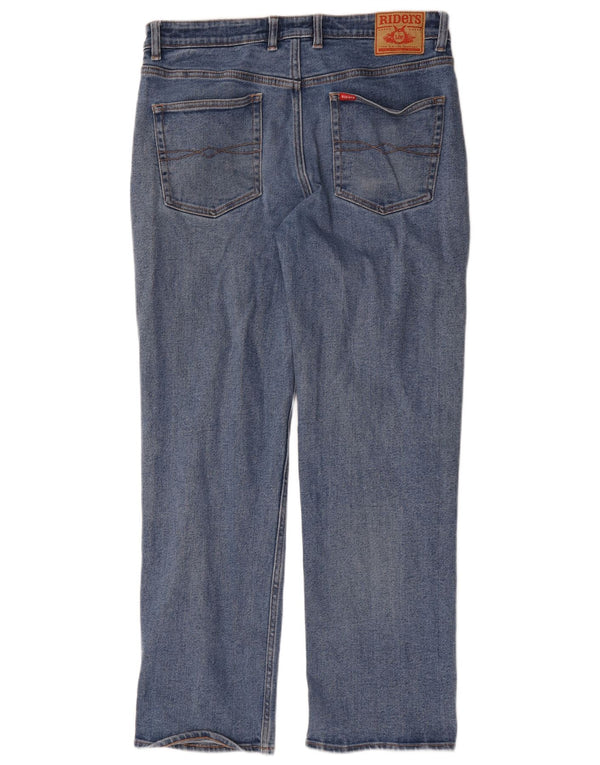 Джинсы Lee Mens Riders Straight W36 L30, синий хлопок