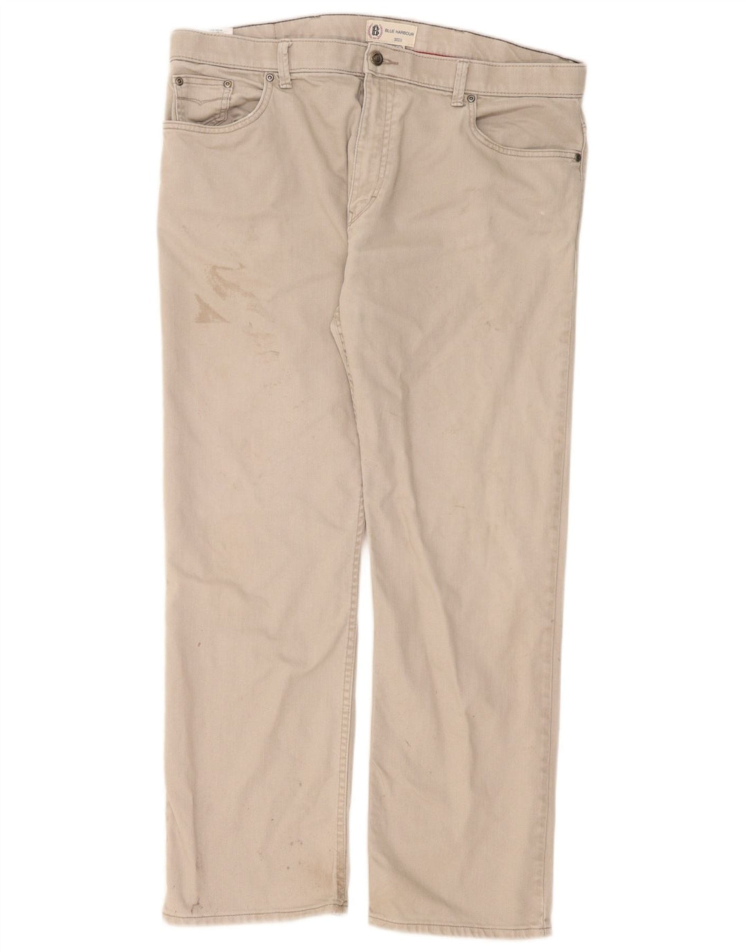 Мужские прямые джинсы Marks & Spencer Blue Harbor W40 L31 серые, хлопковые