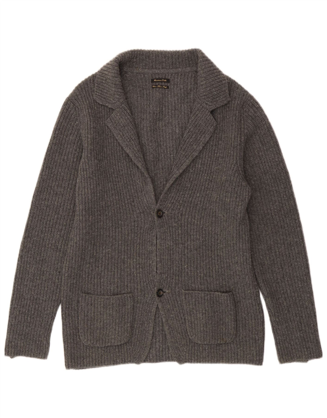 Мужской кардиган-свитер Massimo Dutti XL серый