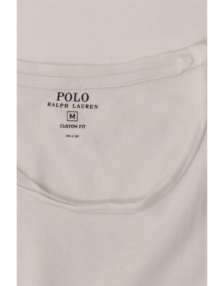 Мужская футболка на заказ Polo Ralph Lauren, средний белый цвет