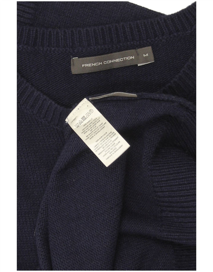 Мужской джемпер с круглым вырезом FRENCH CONNECTION, средний темно-синий Fair Isle