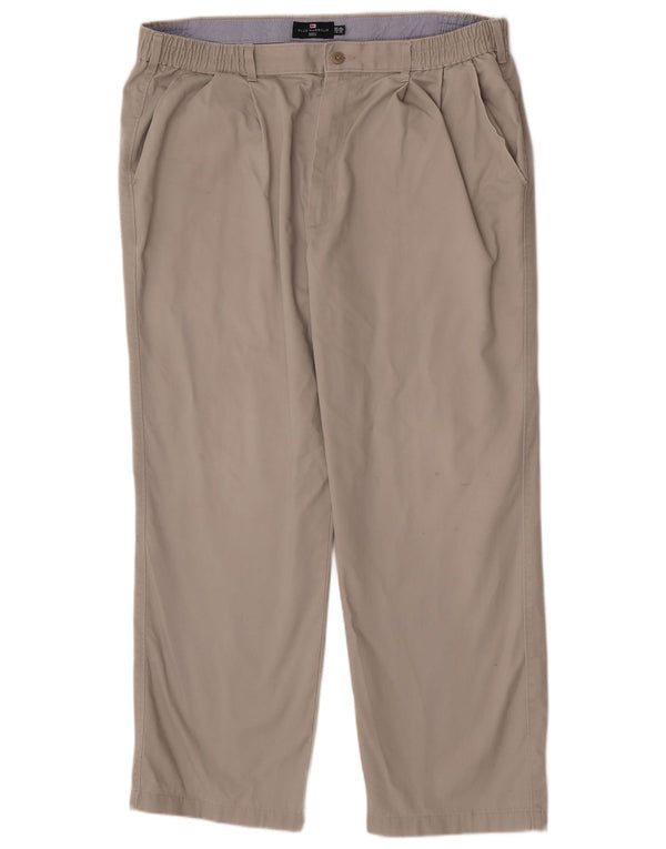 Мужские прямые брюки чинос Marks & Spencer Blue Harbour W40 L29 бежевые