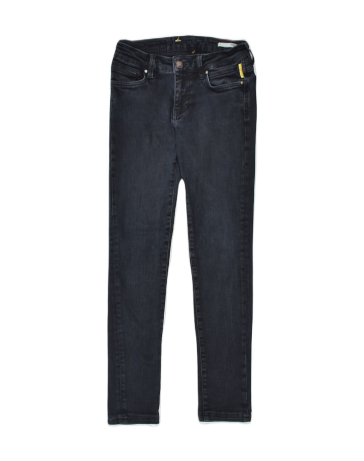 MELTIN' POT Womens Skinny Jeans W26 L28 Black Cotton | Vintage | Thrift | Second-Hand | Used Clothing | Messina Hembry 