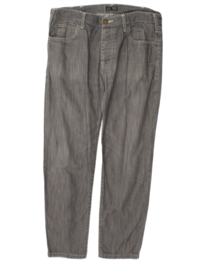 Мужские джинсы Armani Slim W33 L27 Серые