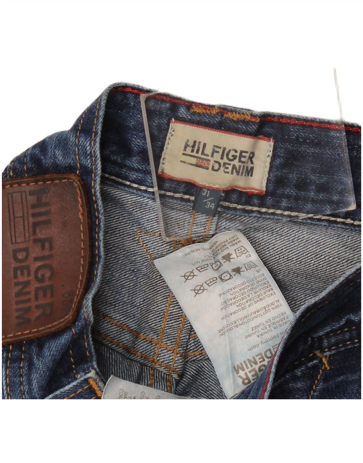 Мужские прямые джинсы Tommy Hilfiger W31 L34 синие, хлопок