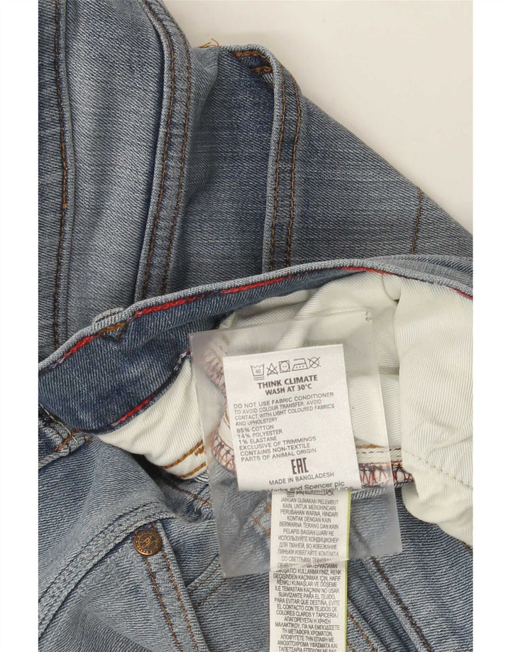 Мужские узкие джинсы Marks & Spencer W34 L31 синие, хлопок