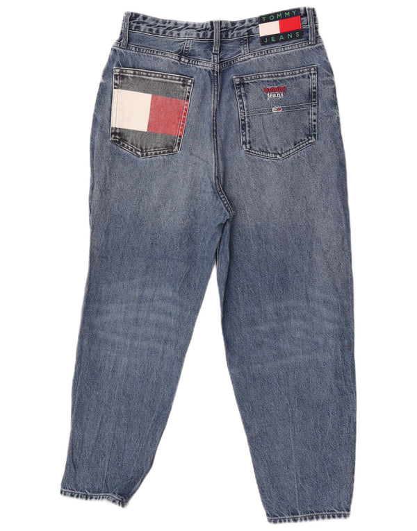 Женские укороченные зауженные джинсы с высокой талией Tommy Hilfiger W28 L24 синие