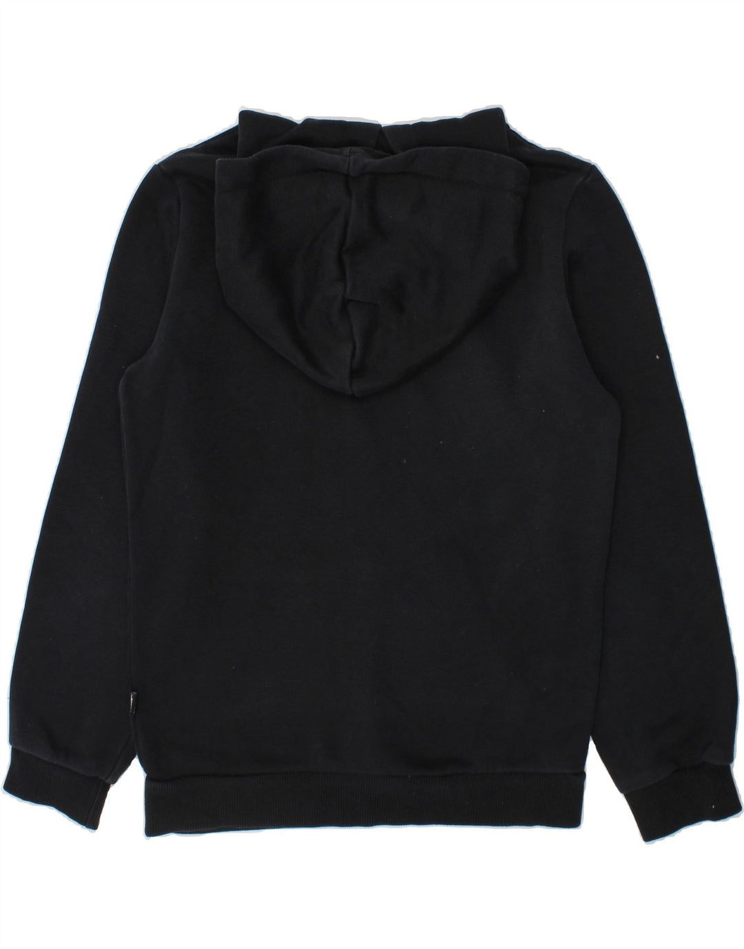 PUMA Boys Graphic Hoodie Jumper 9-10 Years Black Vintage Puma and Second-Hand Puma from Messina Hembry 
