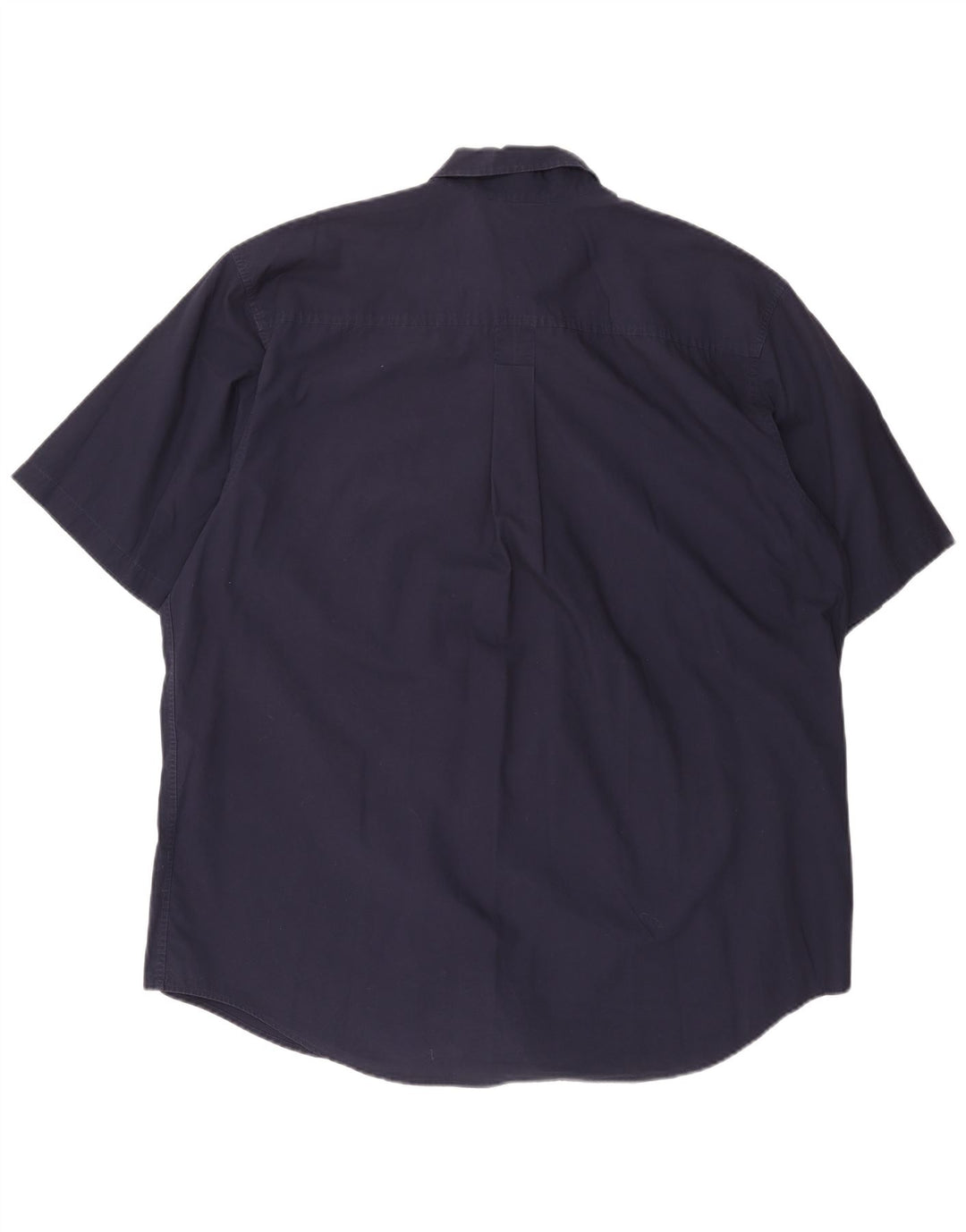 TIMBERLAND Мужская рубашка с коротким рукавом 2XL Темно-Синяя Хлопок